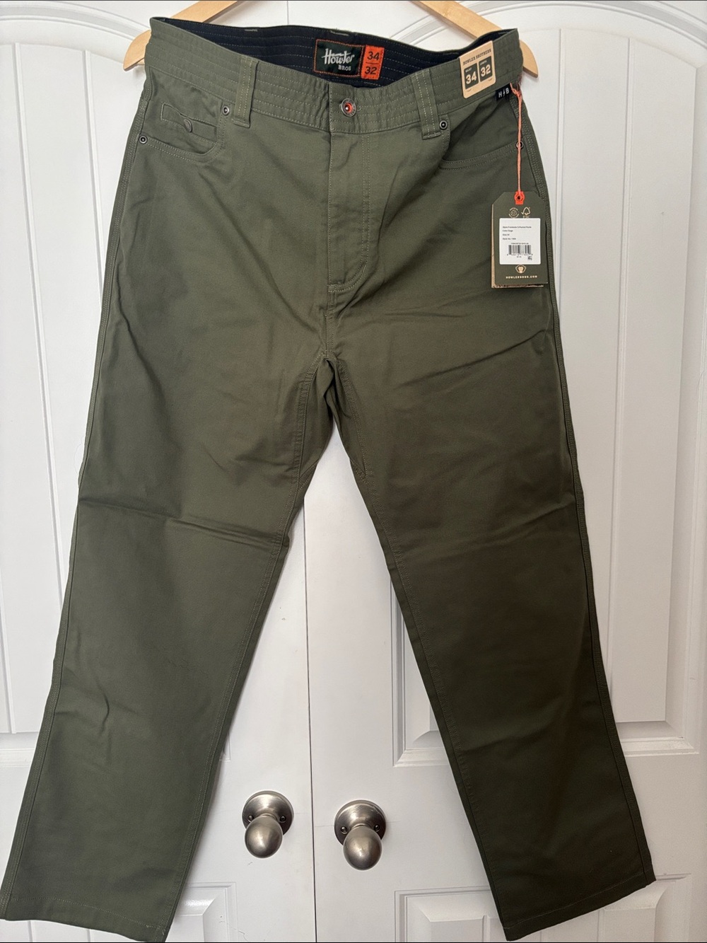 Howler Brothers Olive Men's Frontside 5-Pocket Pants